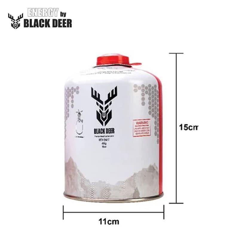کپسول گاز کوهنوردی 450 گرمی BLACK DEER 